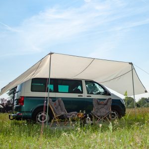 Copertină De Soare Como 10 Gri, 900 X 240 Cm, Inclusiv Stâlpi