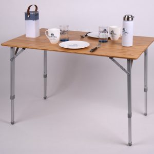 Masă Camping Holiday Travel, Cadru Din Aluminiu, 100X65X42/65Cm