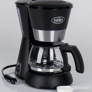 Cafetiera, filtru cafea 12V, 170 W, negru 650 ml, 4-6 cesti