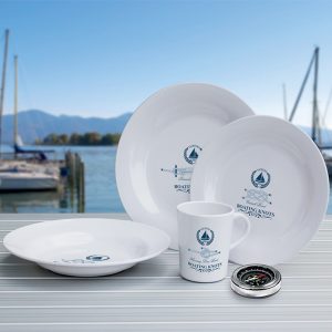 Set vase melamina MARITIME, 8 piese