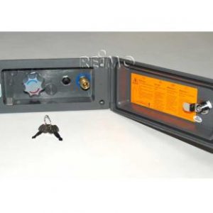 Conexiune pentru dus extern RAL 7000, culoare gri