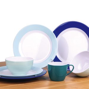 Set vesela melamina HARMONIE 16 buc, 4 persoane
