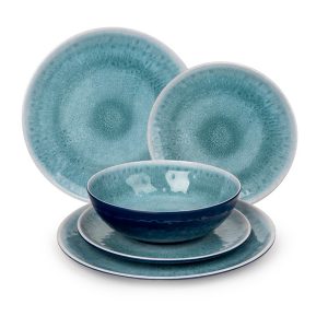 Set Vesela Melamina Deep Water, 12 Piese