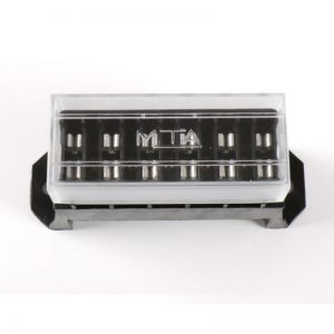 Suport de 6 siguranțe cu priză plată