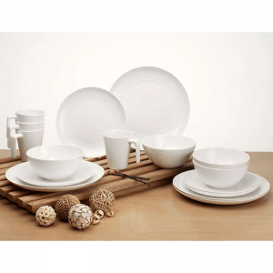 Set vesela melaminata VANILLA, 16 buc. pentru 4 persoane