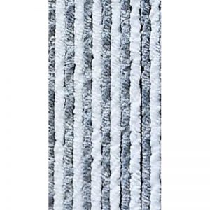 Perdea coada de pisica, gri/alb, L 56 cm, i 185 cm