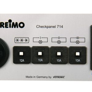 Panou control Reimo 714 cu priza dubla USB, culoare argintiu