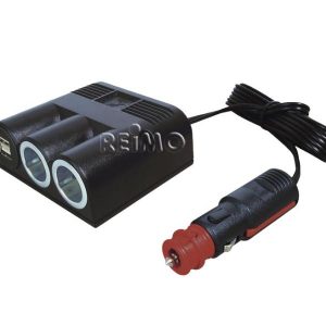 Prelungitor 12V cu doua locasuri