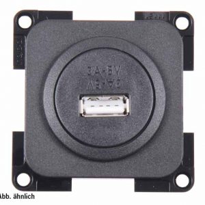 Soclu USB 5V 3A, negru