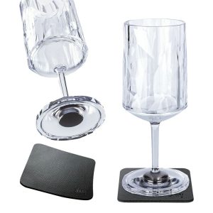 Pahare de vin magnetice, set 2 buc, high-tech