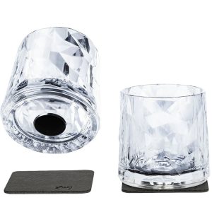 Pahare magnetice whisky, set de 2 buc, high-tech