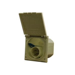 Priza CEE cu capac patrat