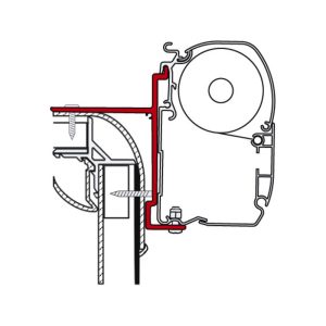 Adaptor marchiza F45i/F45iL/F1 pentru Adria, Bürstner