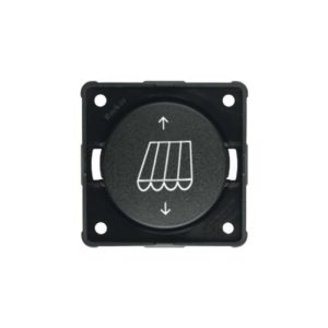Buton basculant Berker Integro pentru copertina, crom mat
