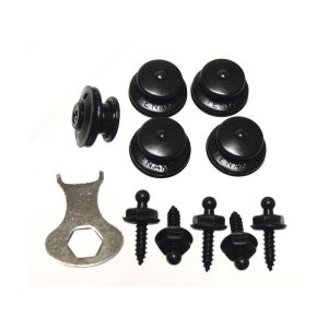 Set 5 butoane push LOXX, negru