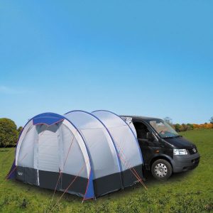 Cort pentru VAN Travel Extra, L 340cm, H 240cm, culoare albastru deschis-gri