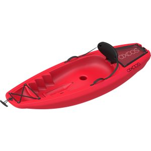 Caiac pentru copii Sit on Top, Axoos, 1,85 metri lungime, rosu