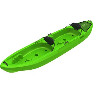 Caiac Sit on Top Tandem, Axoos, 3,60 metri lungime, verde