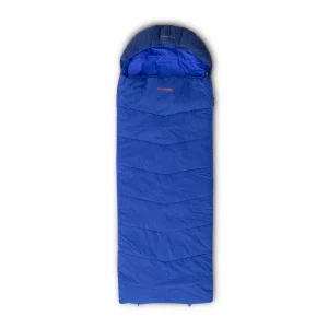 Sac de dormit Pinguin BLizzzard JR., culoarea albastru, fermoar stang