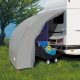 Cort pentru depozitare, atasat spate rulota, 170X190X180cm, Culoare gri