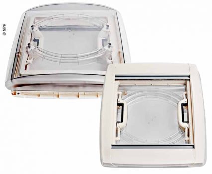 Trapa MPK 40×40 ALB, cu iluminat led