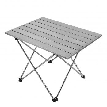 MASA CAMPING PLIABILA GRI 68X46X41 CM