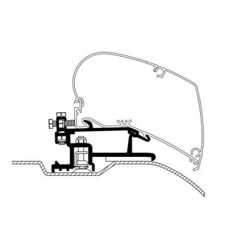 Adaptor pentru Omn. 6002/6900, varianta plat, Ducato