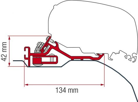 Fiamma Kit Adaptor F65 / F85 Ducato 2006