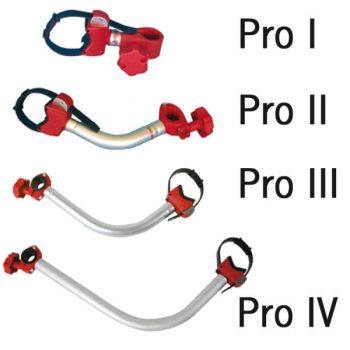 Sistem blocare biciclete PRO 3, culoare rosu