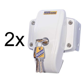 Set de 2 protectii usi HEOSafe alb