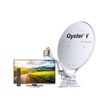 Sistem prin satelit Oyster V 85 SKEW Premium cu televizor Oyster® de 32 inch
