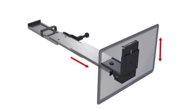 Suport TV TFT SKY 20C, aluminiu, culoare argintiu