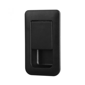 Incuietoare usa 36x59mm neagra, Grosime usa 12-18mm