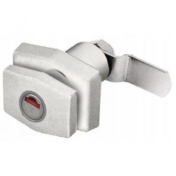 PushLock pătrat alb fără cilindru și cheie