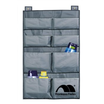 Organizator Viktoria, 8 compartimente, 40x70cm, Culoare gri