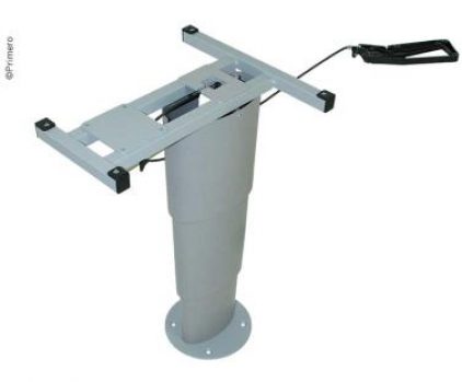 Picior Masă Primero Comfort, 325-685Mm, Gri Argintiu