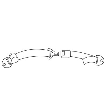 Centura de siguranta cu prindere in 2 puncte