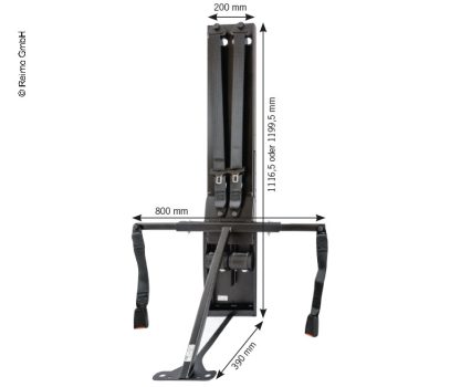 Suport centuri de siguranta pentru Diat Ducato X250/290, pentru doua peroane