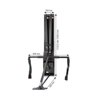 Suport Curea Pat X250 / X290 Cu Cadru Plat