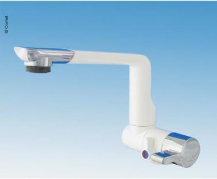 Baterie automata ARONA, culoare alb/crom