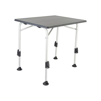Masa camping HighQ Blackline cu picioare reglabile pe inaltime, 80cm