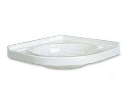 Chiuveta Pentru Colț 418X418Mm Alb