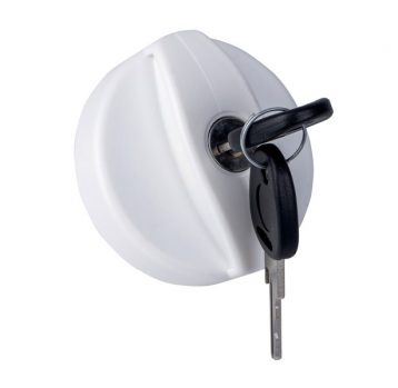 Capac Buson Rezervor Apa Alb, Cu Butuc Si Cheie