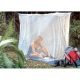 Plasa tantari in forma de cutie, l 80cm, H 150cm, L 200cm, culoare: alb