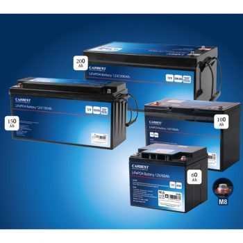 Baterie Carbest LiFePo4 de la 60 Ah la 200 Ah