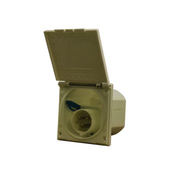 Priza CEE cu capac patrat