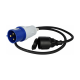 Cablu adaptor CEE, lungime cablu 40cm