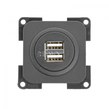 Priza Dubla Usb, Gri