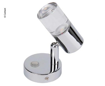 Spot led 2W, 12V, 3000K cu comutator touch