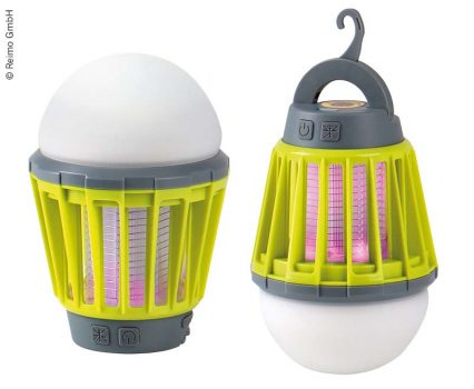Lampa camping led reincarcabila cu protectie pentru insecte